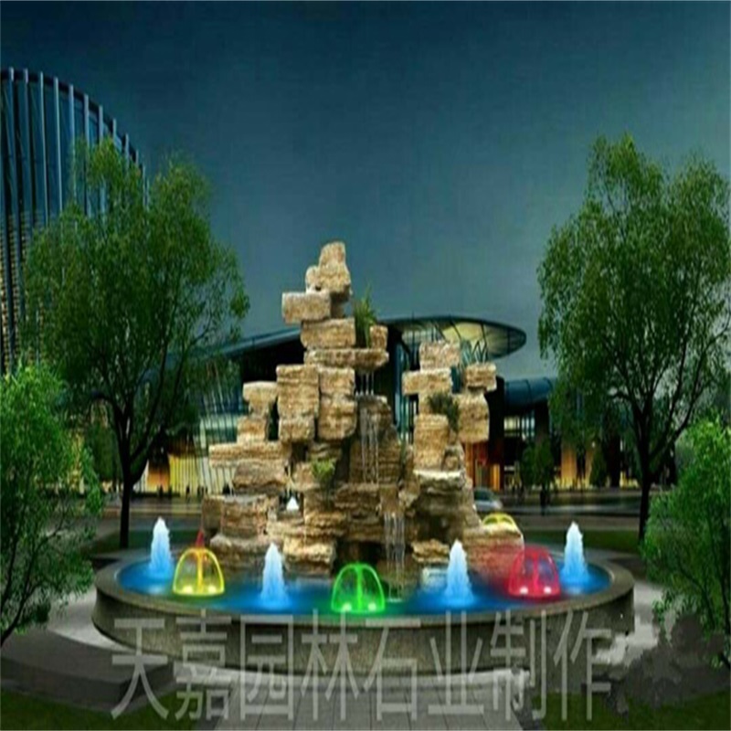 孟村水幕墙喷泉设计